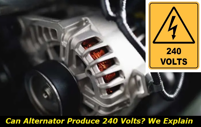 can alternator produce 240 volts